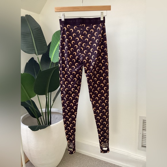 Marine Serre Fuseaux moon stirrup leggings - Picture 4 of 6
